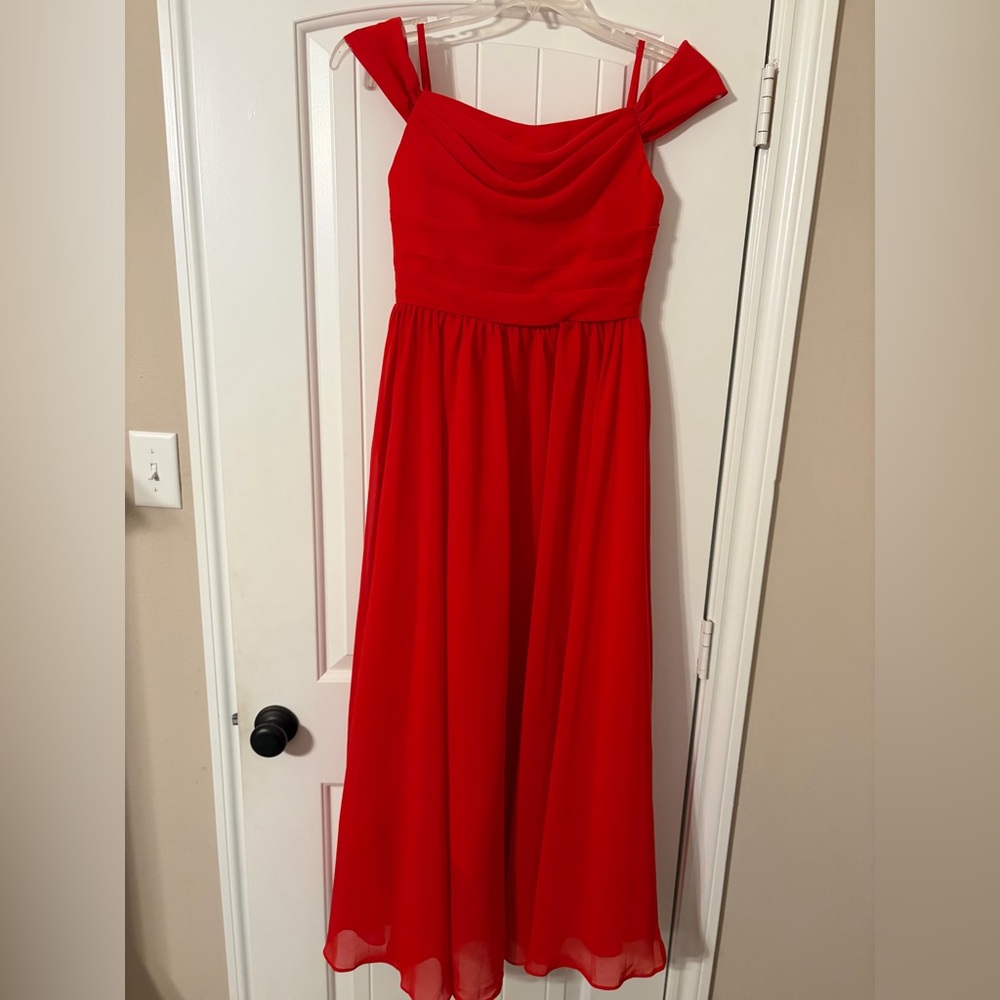 Elegant Red Gown